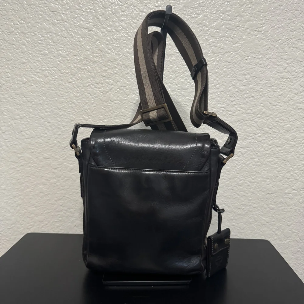 MCM Leather Messenger Bag